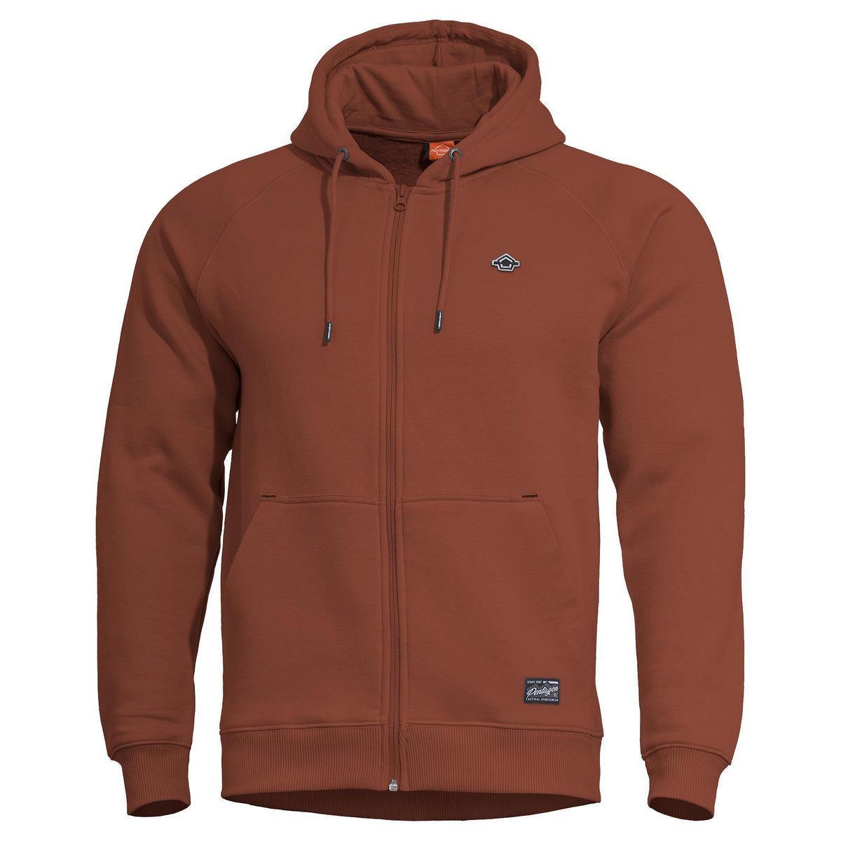 Pentagon Phaeton felpa con cappuccio con cerniera, bordeaux