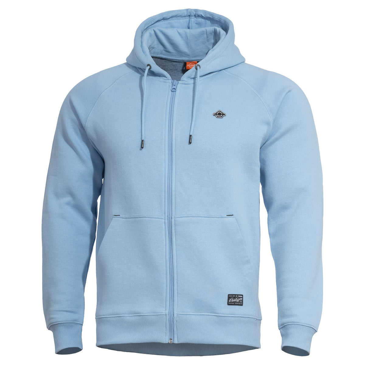 Pentagon Phaeton felpa con cappuccio con cerniera, blu chiaro
