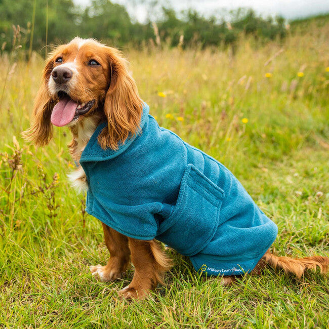 Mountain Paws Accappatoio per cani medio, blu