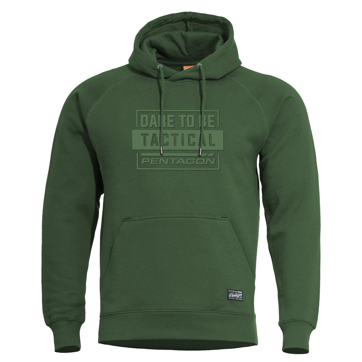 Pentagon Phaeton "Dare To Be Tactical" felpa con cappuccio, verde
