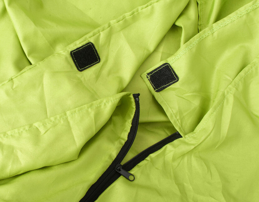 Origin Outdoors Fodera per sacco a pelo rettangolare in microfibra, verde