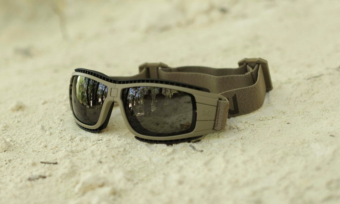 Wiley X Lynx Glasses, Matte Tan/Grey-Clear