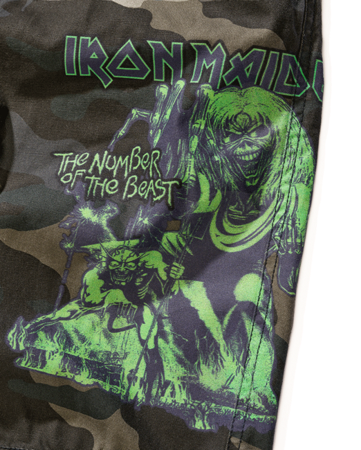 Brandit Iron Maiden Savage shorts, darkcamo