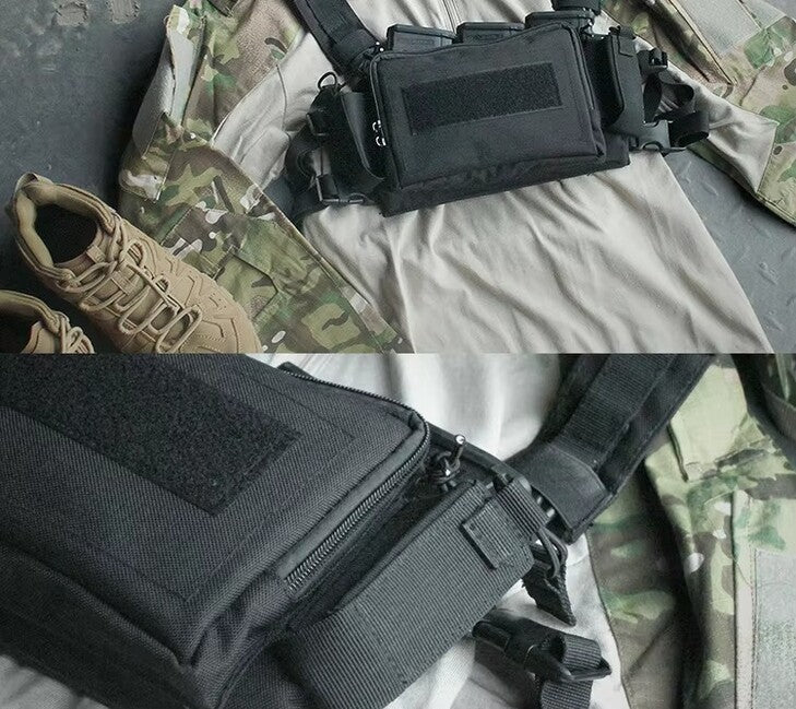 DRAGOWA Tactical Zero gilet leggero, CP nero