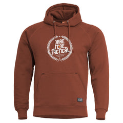 Pentagon Phaeton Hood felpa con cappuccio da uomo, maroon red