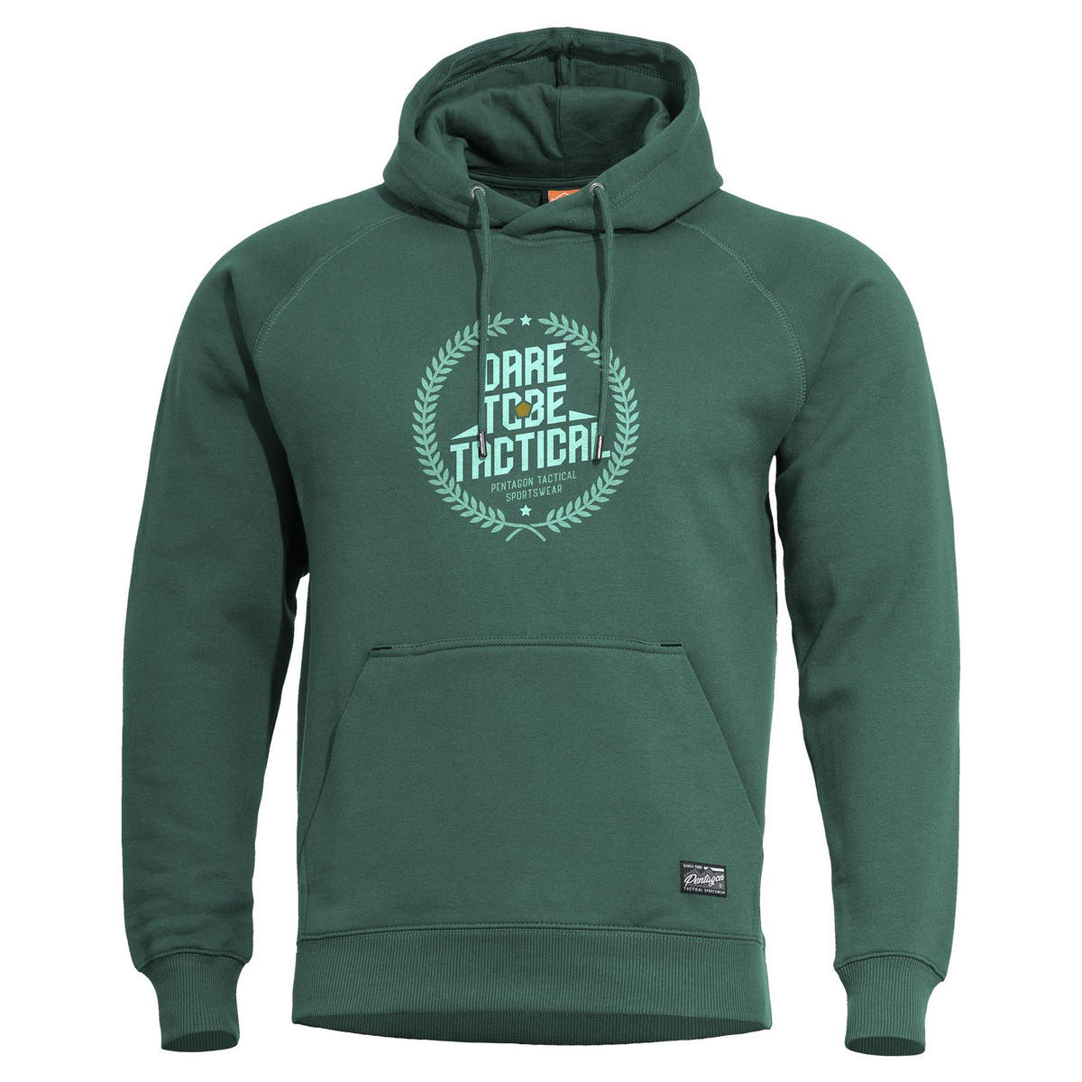 Pentagon Phaeton Hood felpa con cappuccio da uomo, SpringBok Green