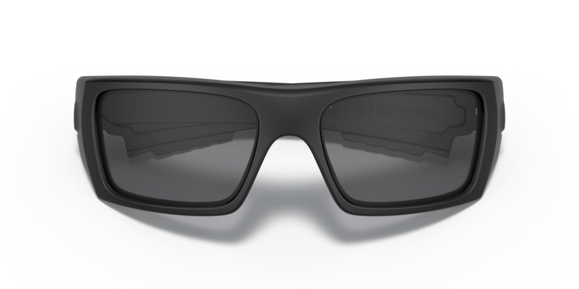 Oakley Det Cord occhiali balistici con lente grigio scuro, nero opaco