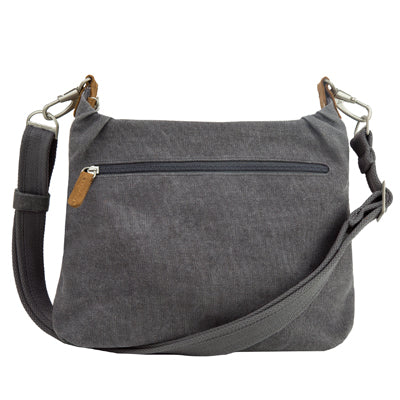 Travelon Heritage Hobo Τσάντα Ασφαλείας κατά των Κλοπών, Γκρι
