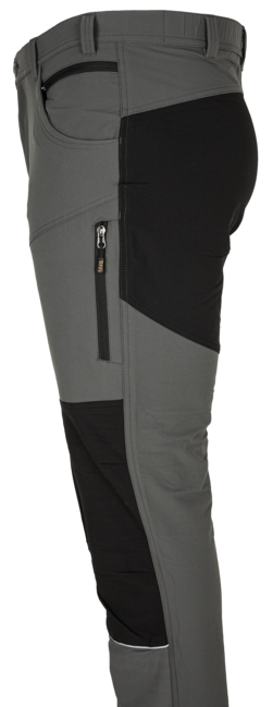 BENNON Fobos pantaloni da esterno e da lavoro, grigio/nero