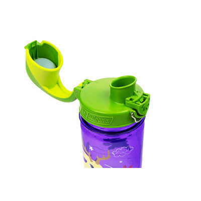 Nalgene Grip-n-Gulp borraccia per bambini 0,35 l , viola jackalope