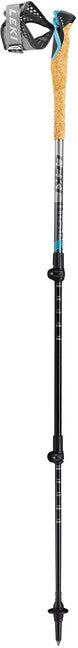 Leki Cross Trail TA bastoncini da trekking, antracite scuro-antracite chiaro-blu chiaro, 100 - 135 cm