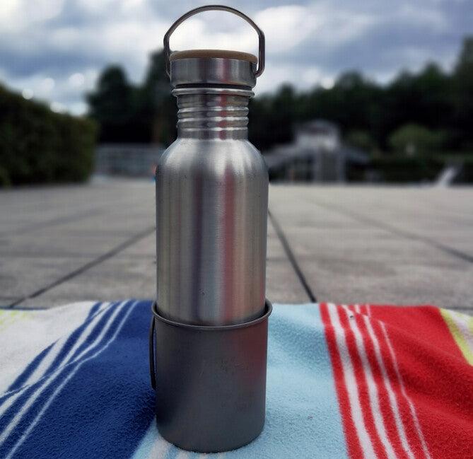 BasicNature Tazza in titanio 375 ml