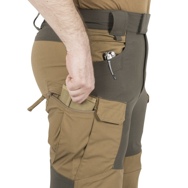 Helikon-Tex Hybrid Outback pantaloni - duraCanvas - nero