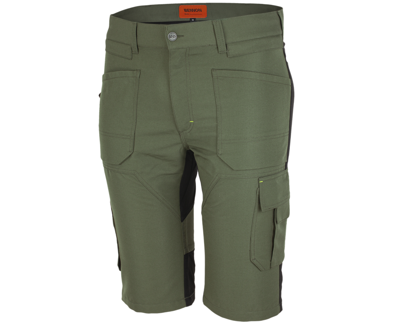 Bennon Erebos Work Shorts, Green/Black