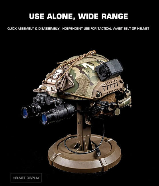 DRAGOWA Tactical Ocelot supporto regolabile per equipaggiamento, nero