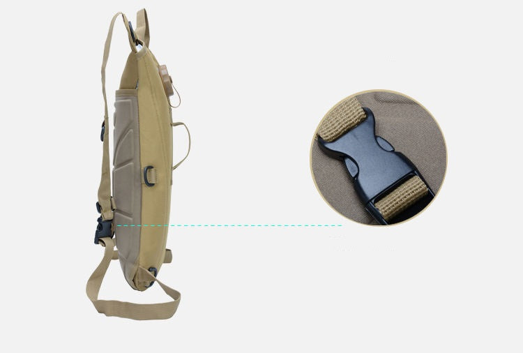 WARAGOD Flöde Tactical Hydration Backpack, Black