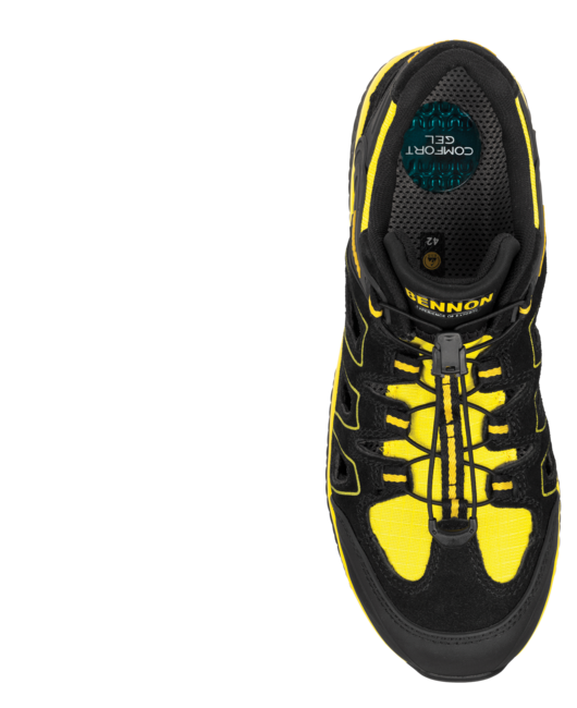 BENNON Bombis sandali da lavoro S1 ESD NM, giallo