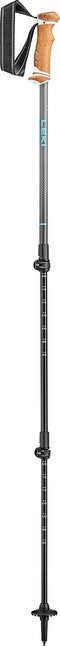 Leki Lhasa bastoncini da trekking 90 - 125 cm, grigio argento-antracite scuro-menta