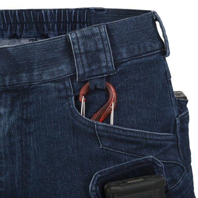 Helikon-Tex Pantaloni corti tattici UTS 8,5" - Denim Stretch - Blu marino