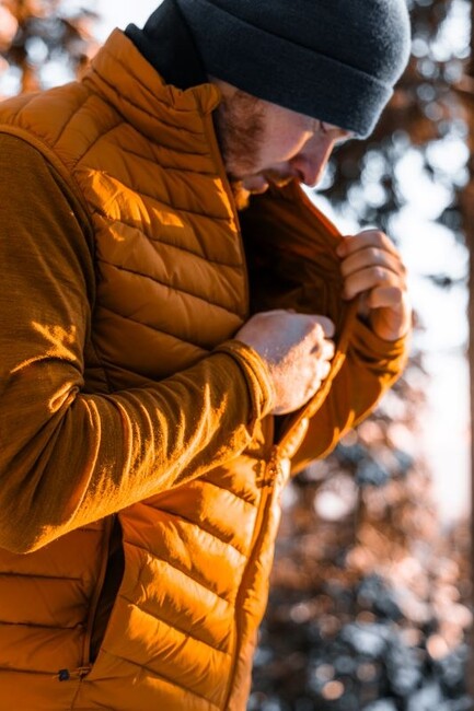 Husky Dresles gilet, senape