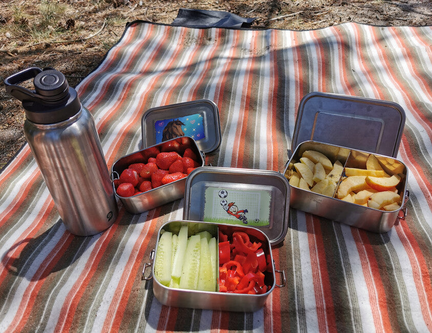 Origin Outdoors Deluxe lunch box in acciaio inox 1,2 L