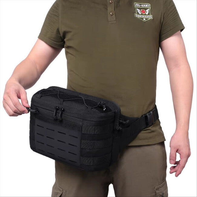 DRAGOWA Tactical Havoc borsa tattica multifunzionale, nera