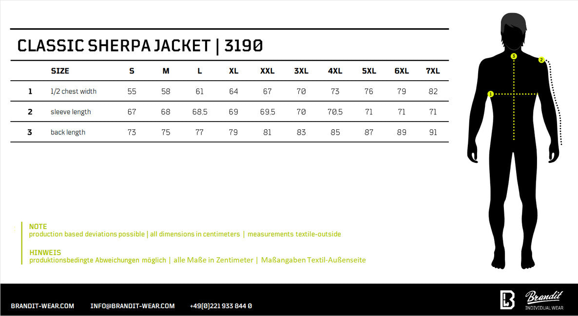 Brandit Classic Sherpa giacca, nera oliva