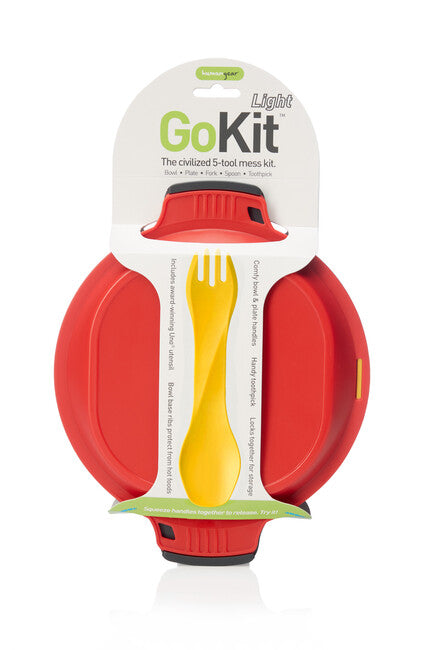 Humangear GoKit lunchbox, rosso carbone Basic