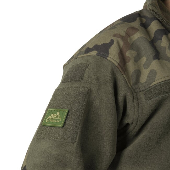 Helikon-Tex Infantry giacca in pile, nero woodland, 330g/m2