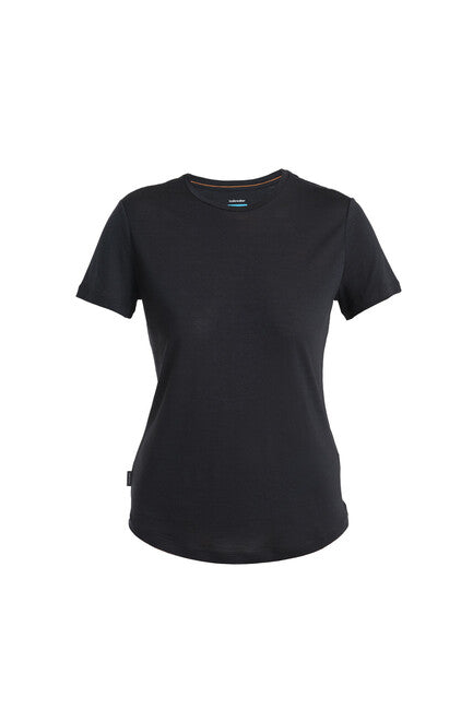 Icebreaker 125 Cool Lite Sphere III maglietta merino donna a maniche corte, nero