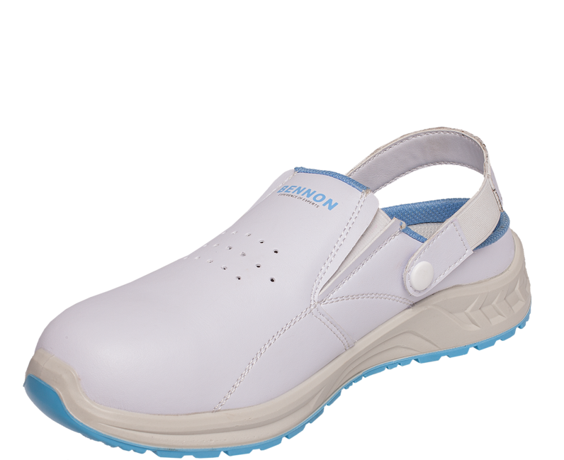 BENNON stivali da lavoro white ob slipper