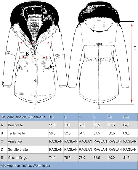Navahoo Sweety Deluxe parka invernale da donna, tortora