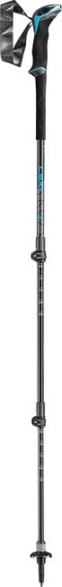 Leki Makalu Lite bastoncini da trekking 100 - 135 cm, nero-antracite scuro-petrolio