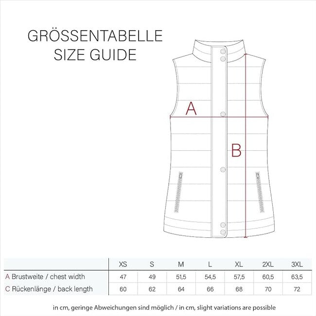 Marikoo HASENPFOTE gilet di transizione da donna, color cioccolato scuro