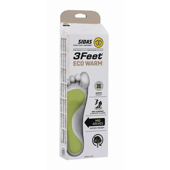 Sidas 3Feet Eco Warm Mid solette con supporto