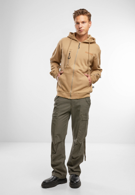 Brandit Felpa tattica da uomo, camel