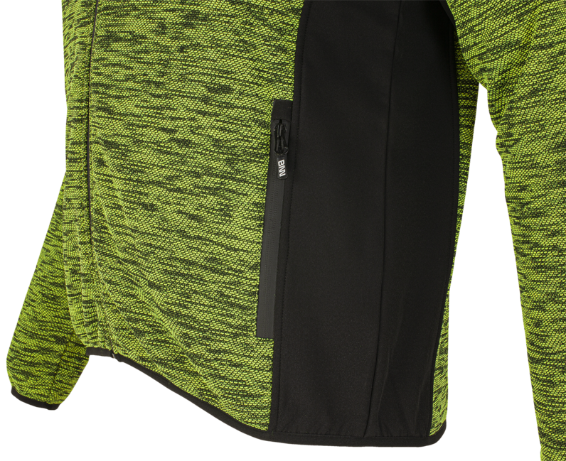 BENNON Altos felpa con zip, gialla