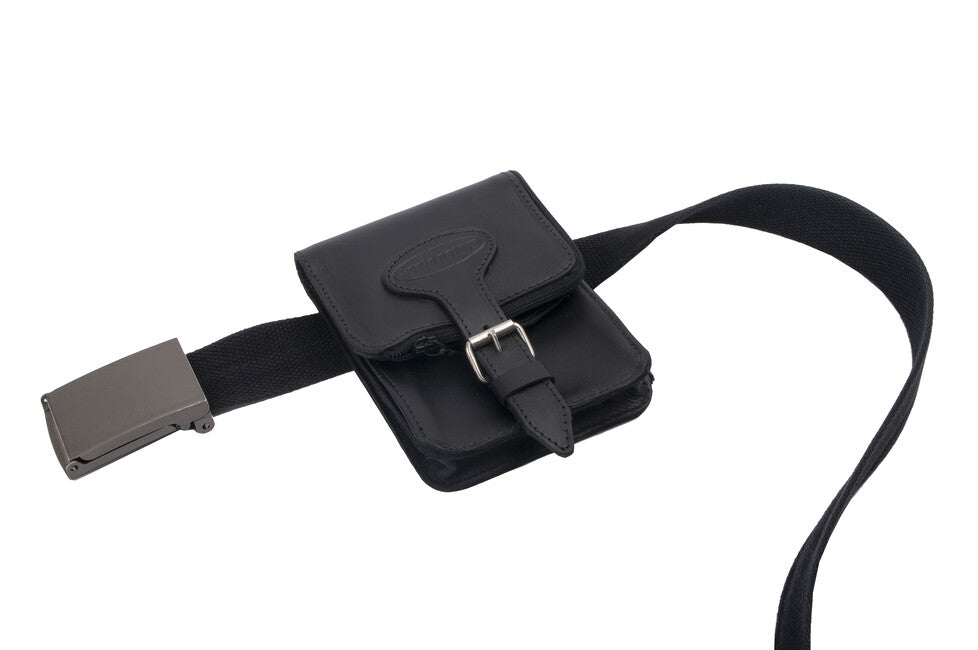 BasicNature Safe Borsa da cintura, nera