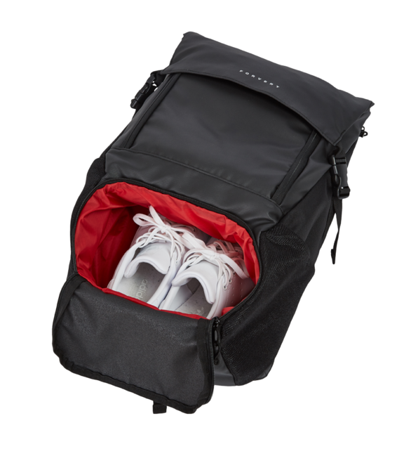 Forvert Linus Cross zaino 30L, nero/nero