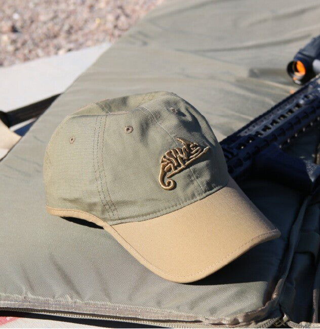 Helikon-Tex Cappello con logo - PolyCotton Ripstop - Adaptive Green / Coyote