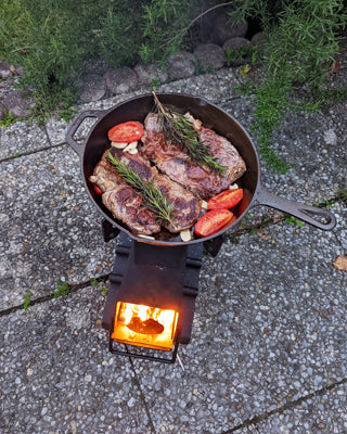 Origin Outdoors pentola da fuoco in ghisa 26cm, 1,8L