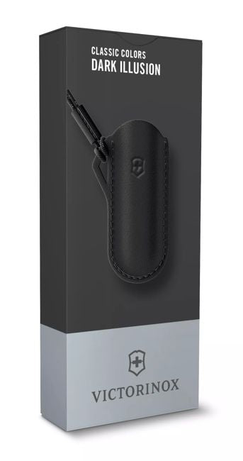 Victorinox fodero per coltello da tasca in pelle, nero