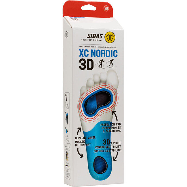 Sidas XC Nordic 3D solette per scarpe