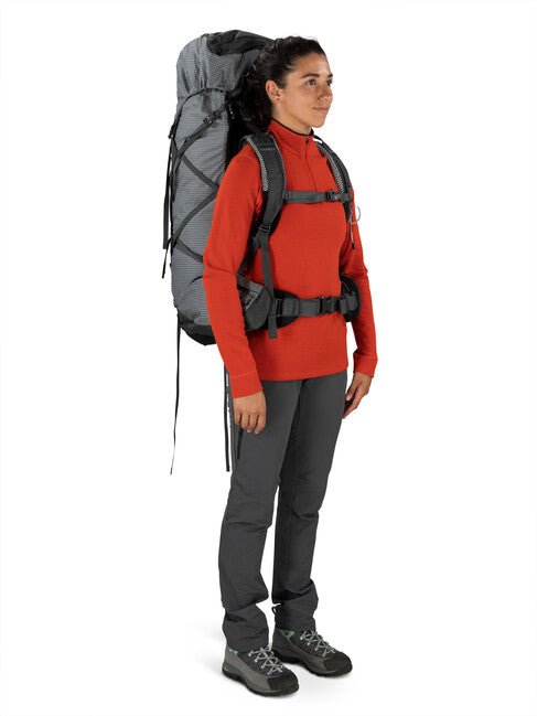 Osprey Ariel Pro 75 zaino da trekking, silver lining
