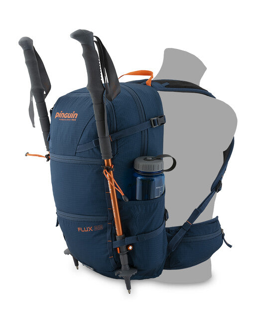 Pinguin Flux 25 σακίδιο πλάτης, 25 L, μαύρο
