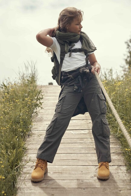 Brandit Pure pantaloni da bambino, darkcamo