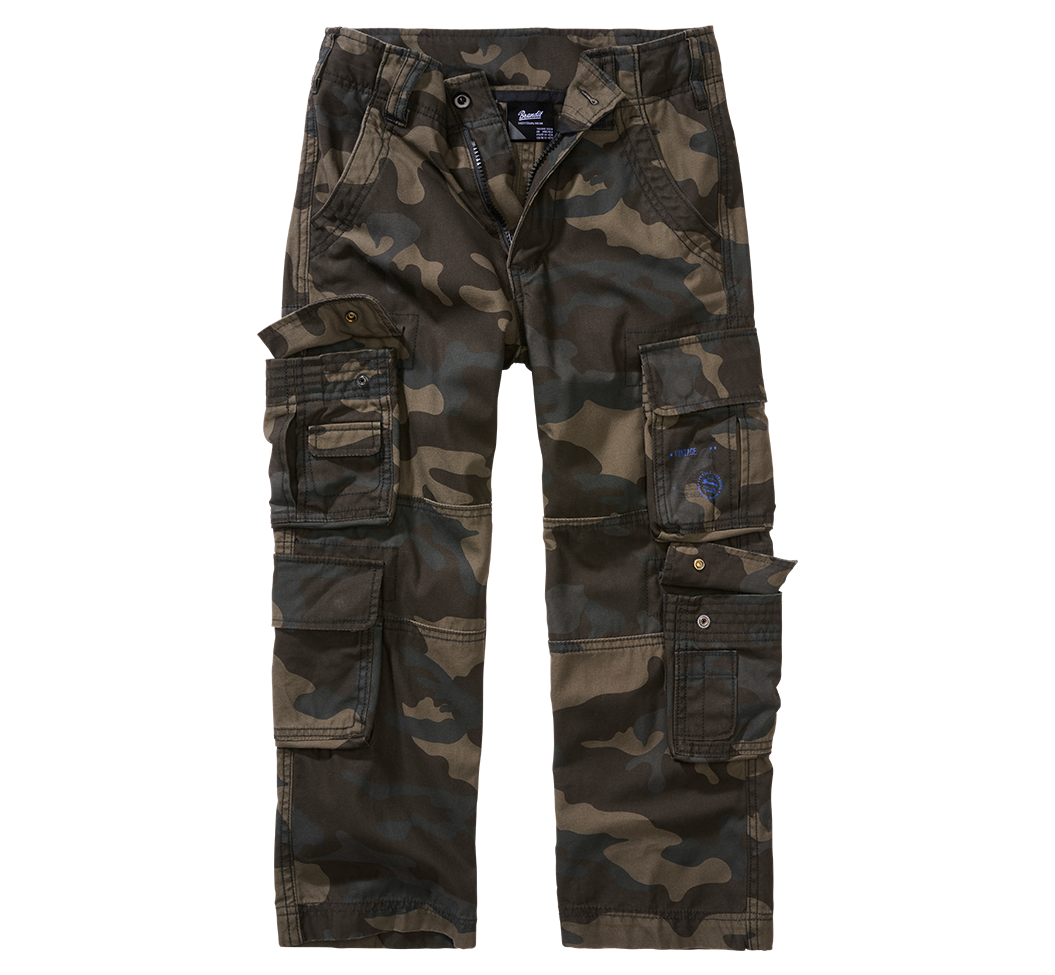 Brandit Pure detské nohavice, darkcamo
