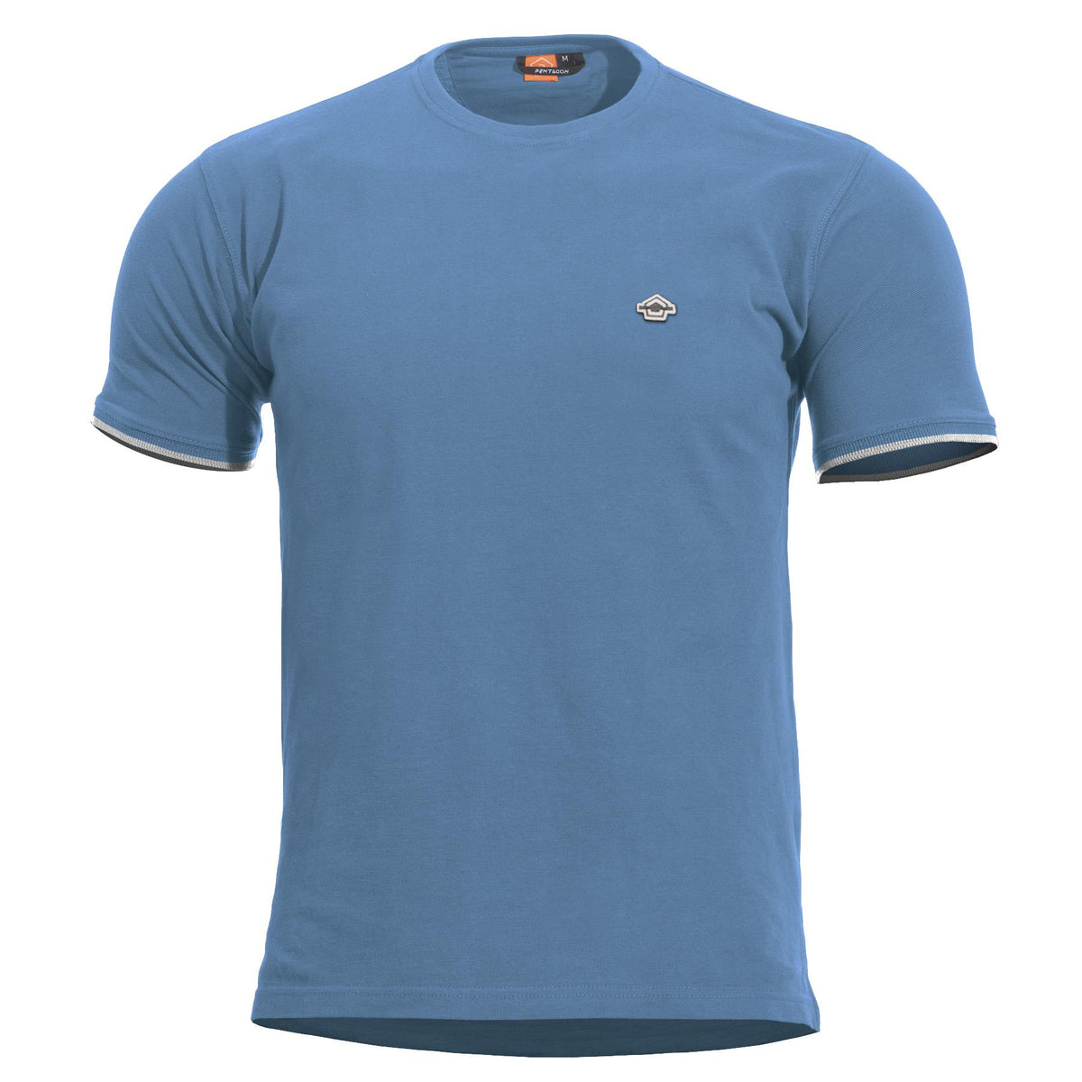 Pentagon Levantes Stripes majica, Dawn Blue