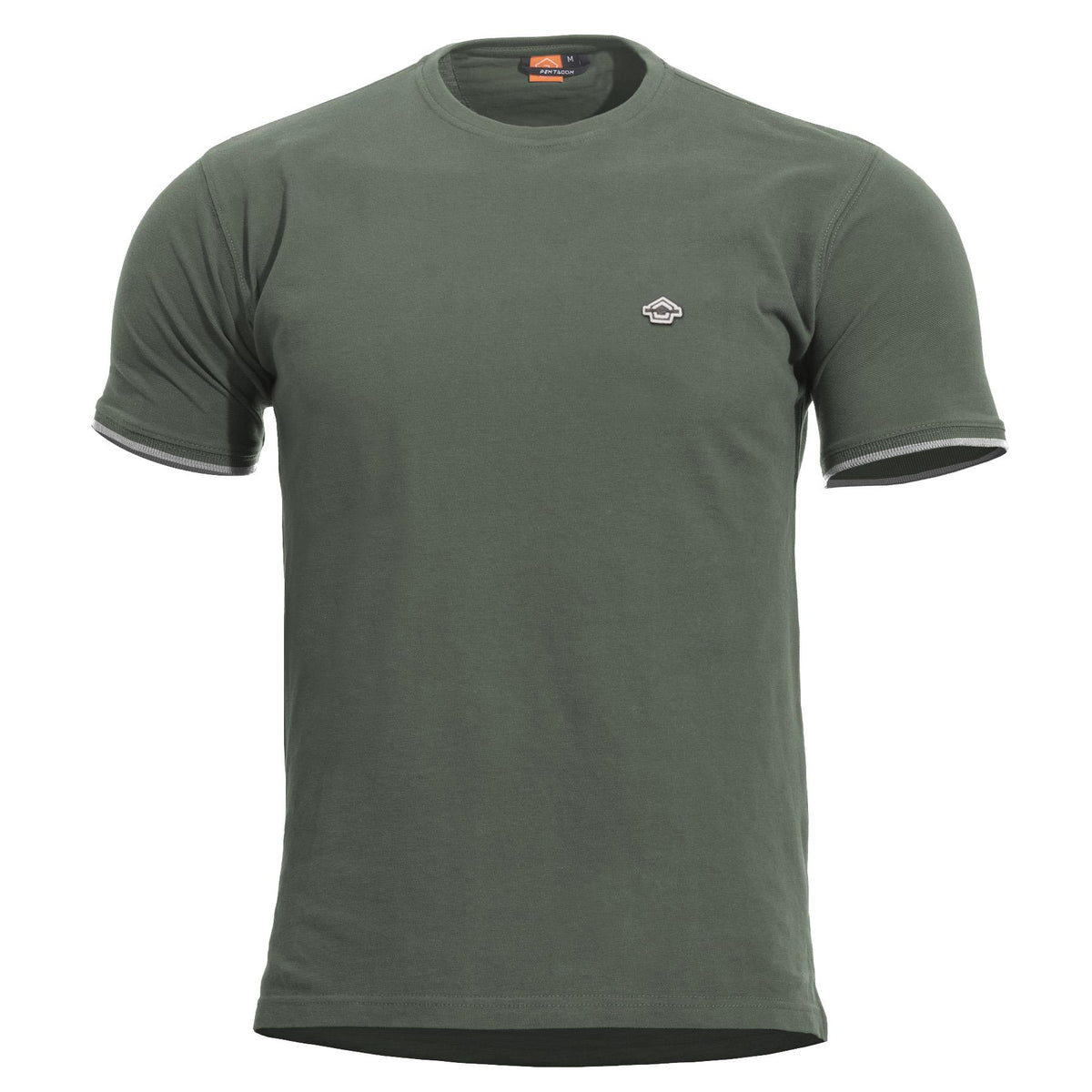 Pentagon Levantes Crewneck majica, kamuflaž zelena
