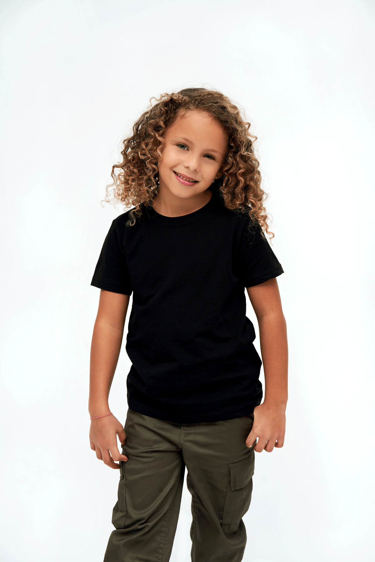 Brandit detské tričko s krátkym rukávom, čierna